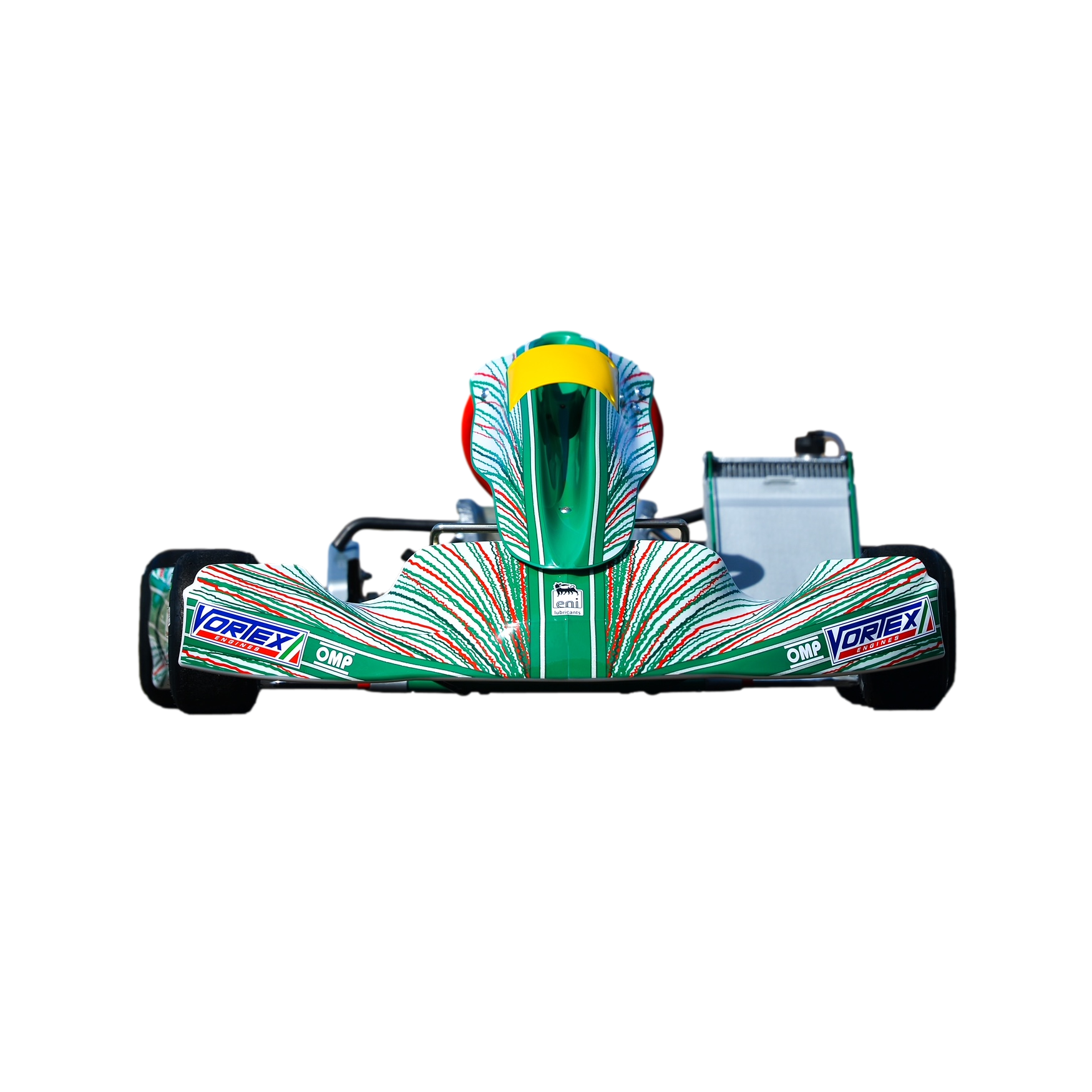 Tonykart green spray paint